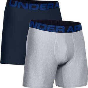 Under Armour Tech 6 Inch Boxer Briefs - 2 Pack